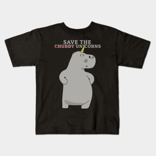 Save The Chubby Unicorns Kids T-Shirt